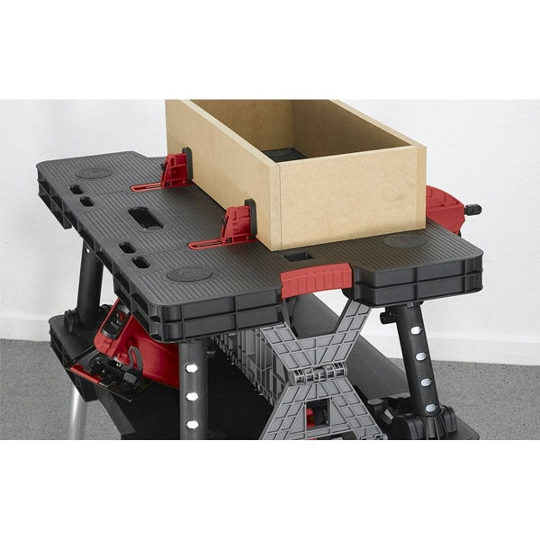 Etagère inférieure pour table de travail pliante inox 1220x610x780mm