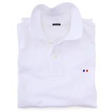 Polo à manches courtes pour homme avec drapeau français - Livraison offerte