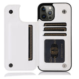 Porte-carte + étui en cuir magnétique pour Iphone - Livraison Offerte