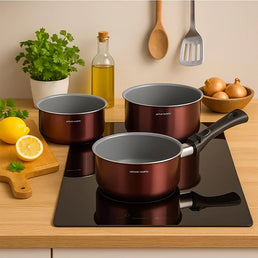 Set de 3 Casseroles Tous Feux de la marque Arthur Martin - Livraison offerte