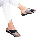 Sandales orthopédiques confortables avec semelle compensée pour femme - Livraison offerte