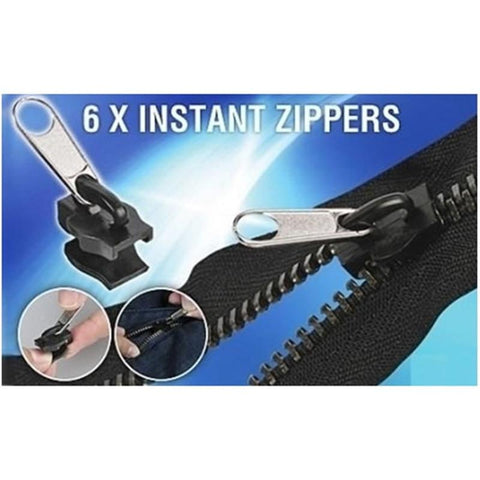 Magic Zips x 6 - Universal Instant Fix Zipper Repair Kit